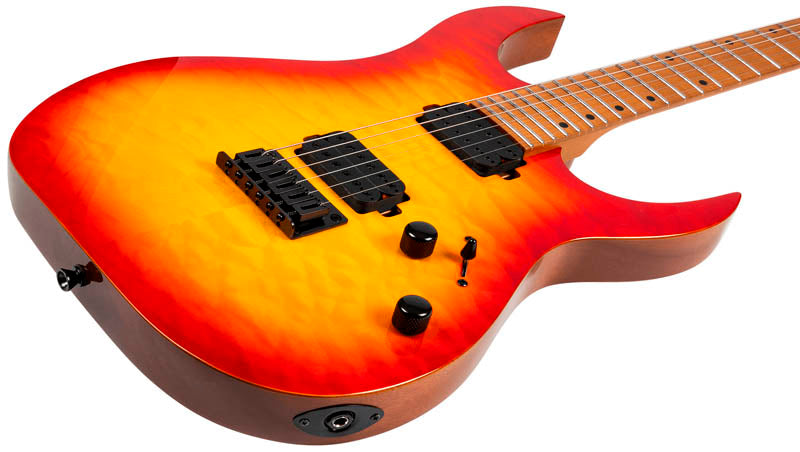 Spira S500-QFB Guitarra Eléctrica Fireburst 3