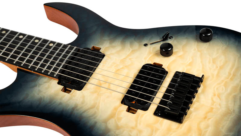 Spira S507-QGYE Guitarra Eléctrica 7 Cuerdas Transparent Grey 3