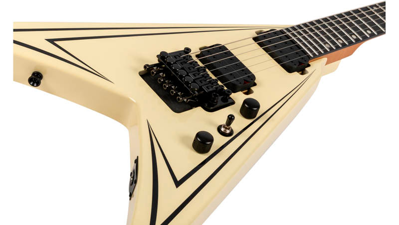 Spira V420-AWH Guitarra Eléctrica Antique White Stripe 3