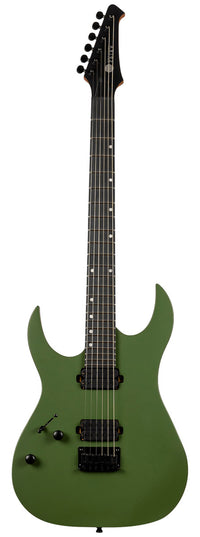 Spira S400-MGR-LH Guitarra Eléctrica para Zurdos Satin Dark Green 1