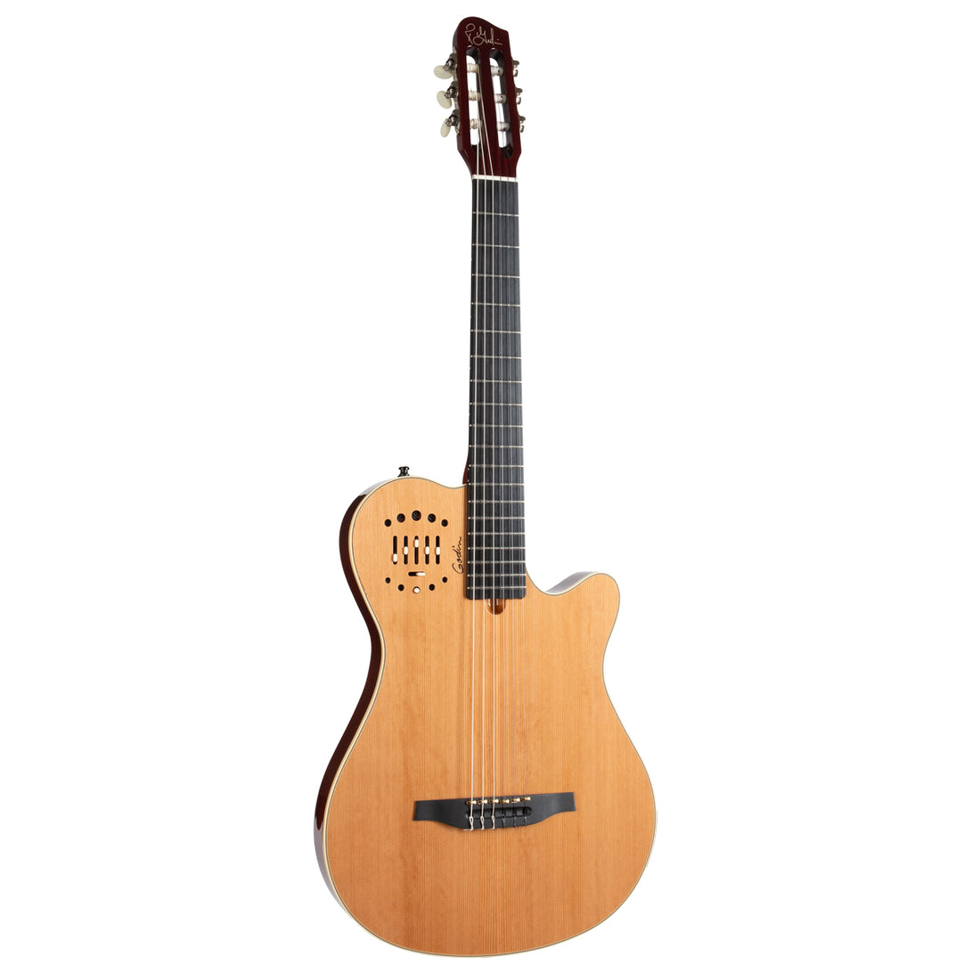 Godin Multiac Grand Concert Deluxe Guitarra Española Electrificada Natural 2