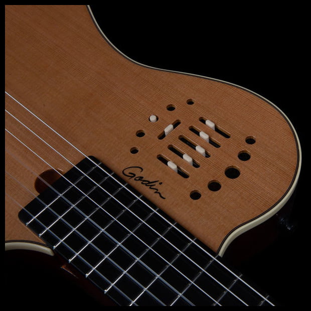 Godin Multiac Grand Concert Deluxe Guitarra Española Electrificada Natural 9