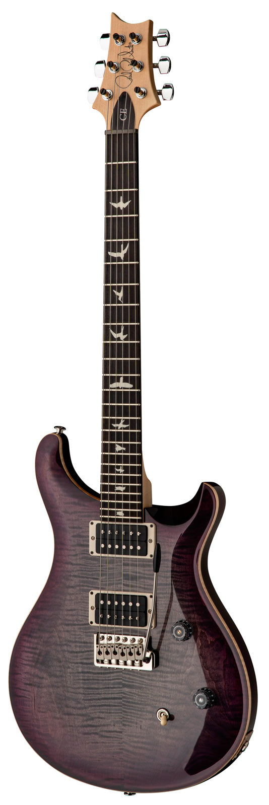 PRS CE24 FGBPB Guitarra Eléctrica Faded Gray Black Purple Burst 3