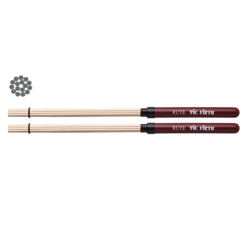 Vic Firth Rute16 Par Rods Batería 7