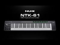 NUX NTK-61 TECLADO CONTROLADOR MIDI 61 TECLAS