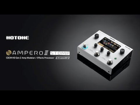 Hotone Ampero II Stomp Pedalera Multiefectos Guitarra