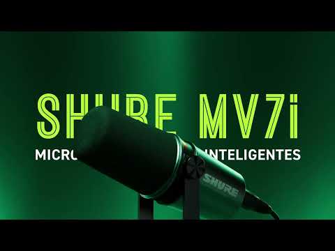 SHURE MV7I MICROFONO INTELIGENTE CON INTERFAZ DE AUDIO