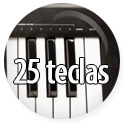 25 Teclas - Teclado controlador - Estudio de grabación