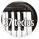 25 - 37 Teclas - Teclado controlador - Estudio de grabación