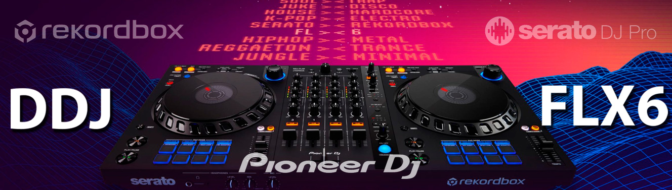 Controlador DJ Pioneer DJ DDJ-FLX6