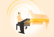 Prácticar con auriculares pianos digitales Yamaha DGX670