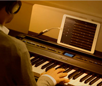 Aplicación Smart Pianist compatible con los pianos digitales Yamaha P515