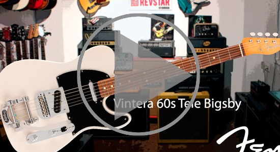 VÍDEO: FENDER VINTERA 60s TELECASTER BIGSBY WHITE BLONDE